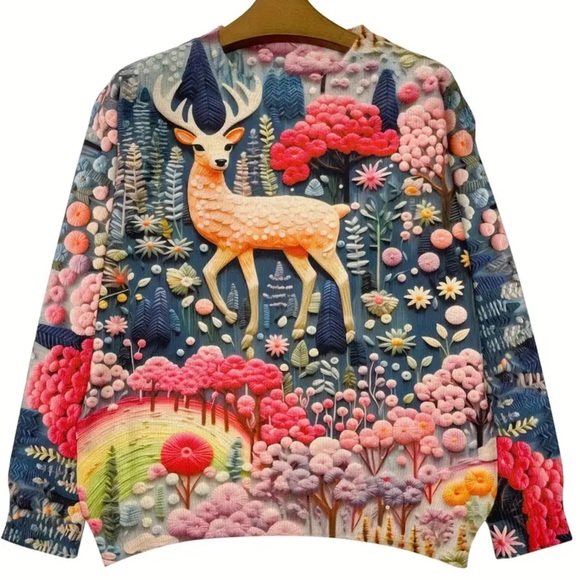 Deer sweater - Picture 7 of 8